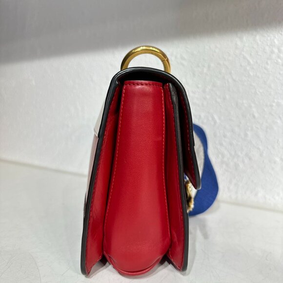 Gucci Tri-Color Leather Queen Bees Shoulder Bag Crossbody - Picture 4 of 9